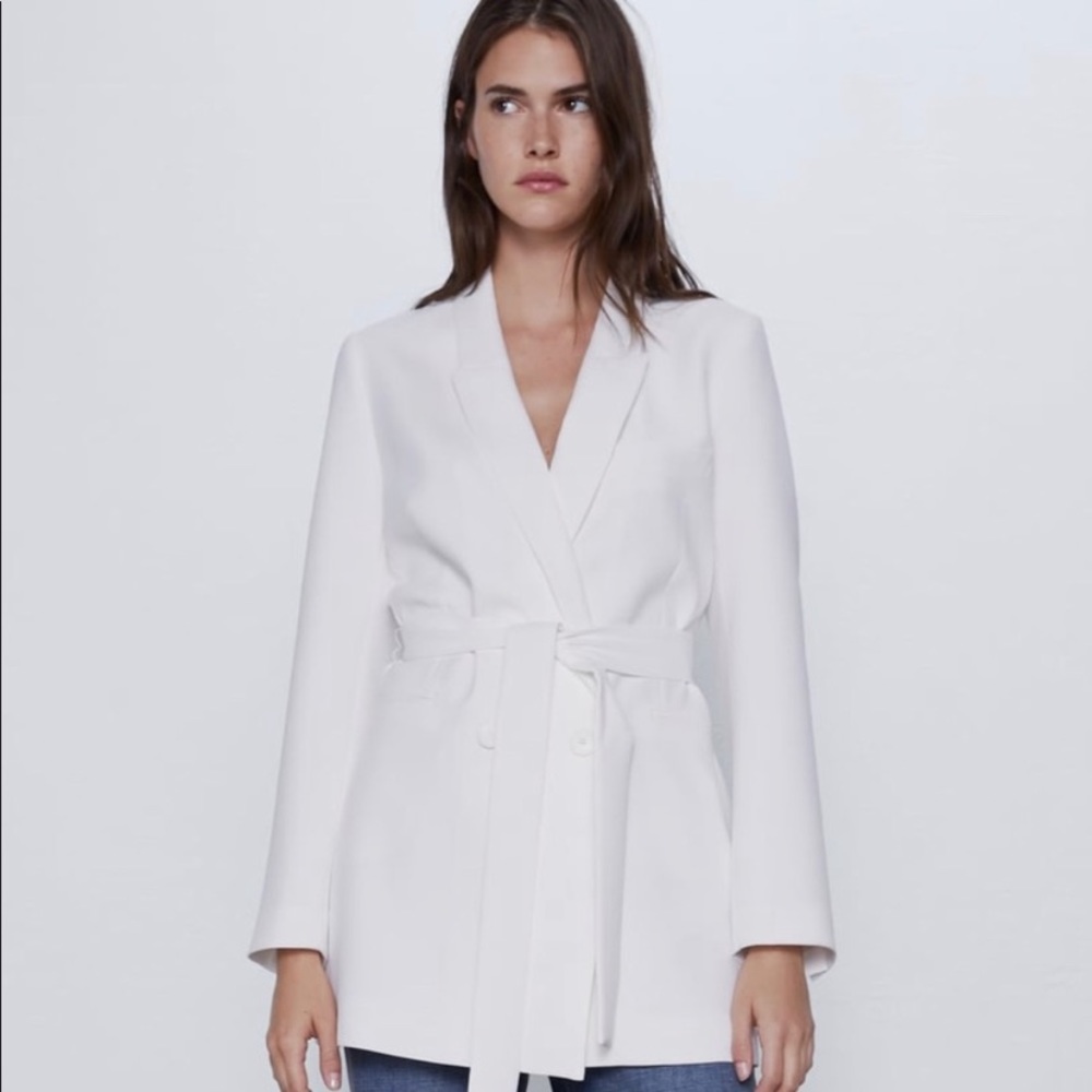 Zara belted blazer